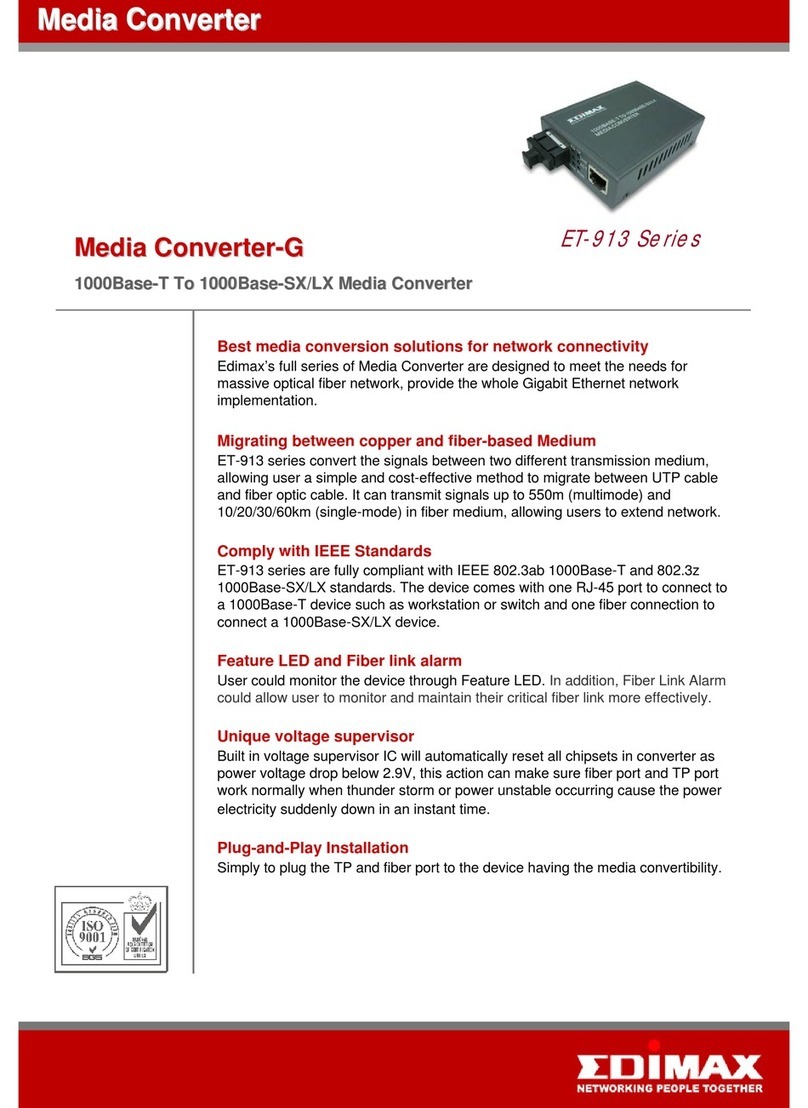 Edimax ET-913 Specifications