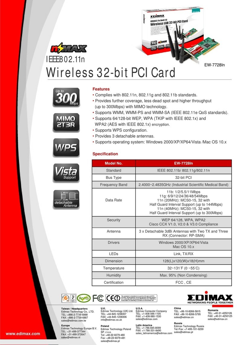 Edimax EW-7728In User manual