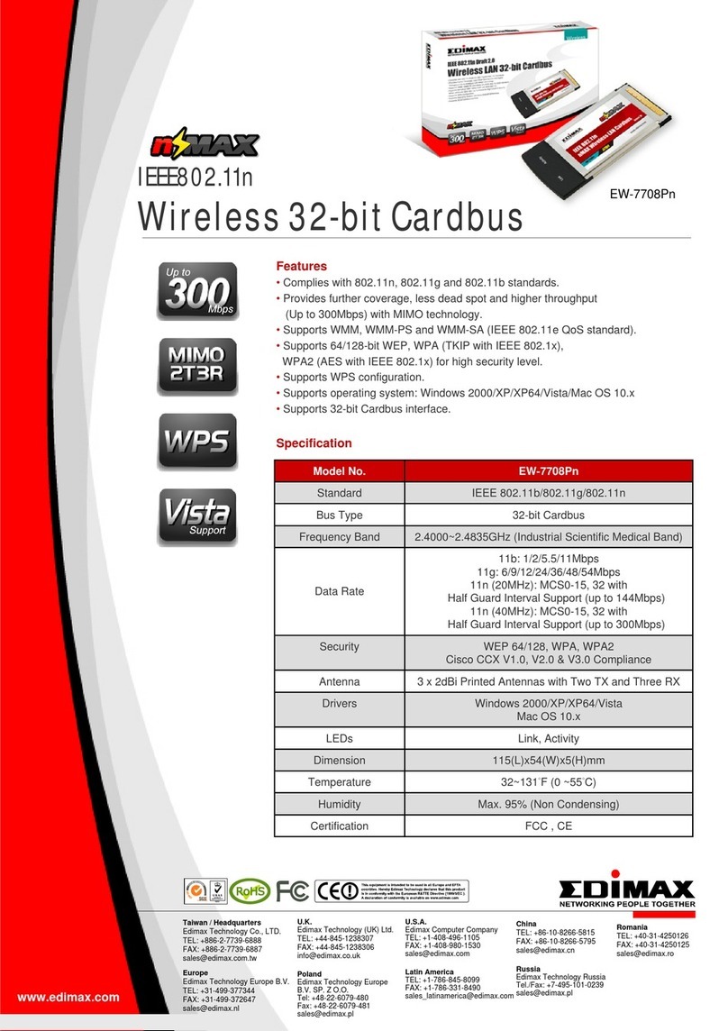 Edimax EW-7708Pn User manual