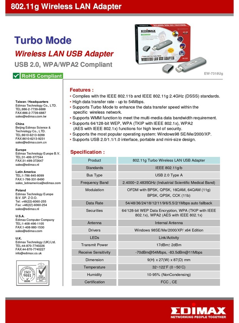 Edimax EW-7318UG User manual
