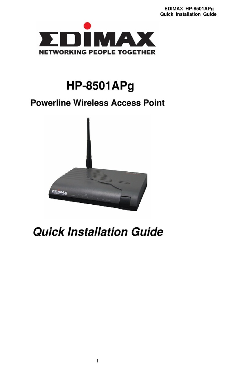 Edimax HP-8501APg User manual Edimax HP-8501APg User manual