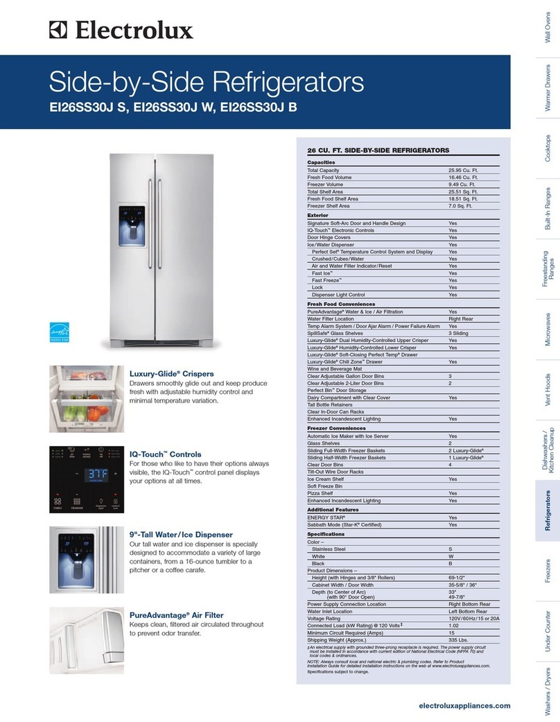 Electrolux EI26SS30JS User manual