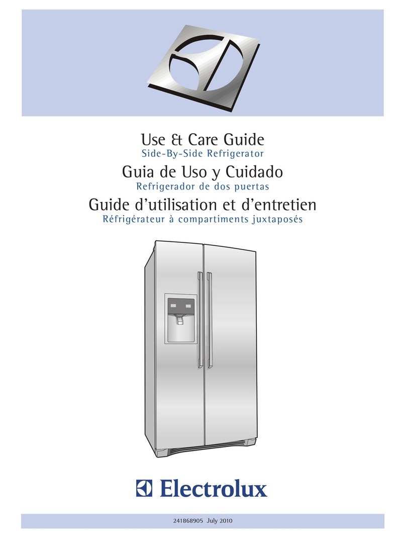 Electrolux EI26SS30J S Use and care guide