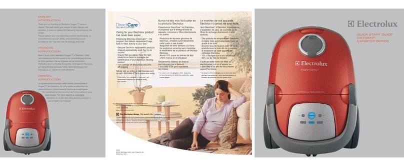 Electrolux Oxygen3 EL7020 series User manual