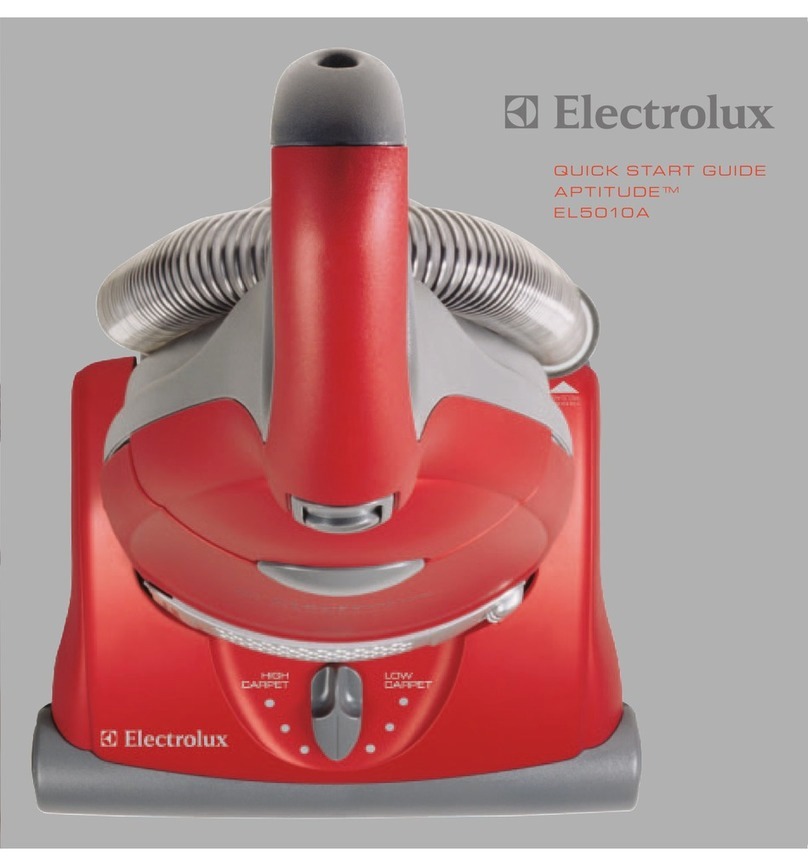 Electrolux EL5010 - Aptitude Quiet Upright Vacuum... User manual
