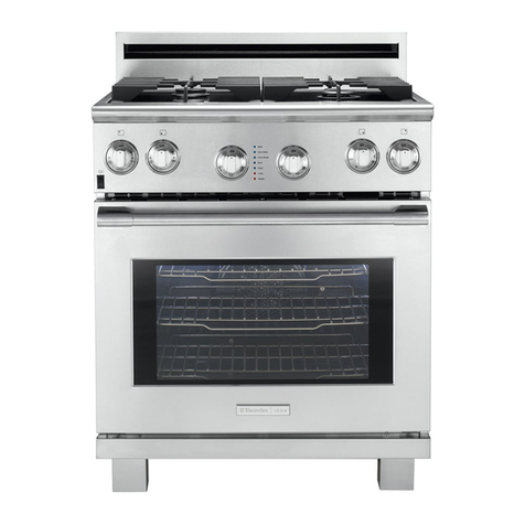 Electrolux E30GF74HPS - Icon - 30" Professional Series Gas... User manual