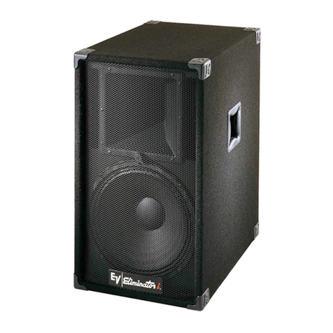 Electro-Voice Eliminator i User manual