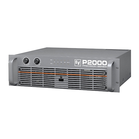 Electro-Voice Precision P2000 User manual