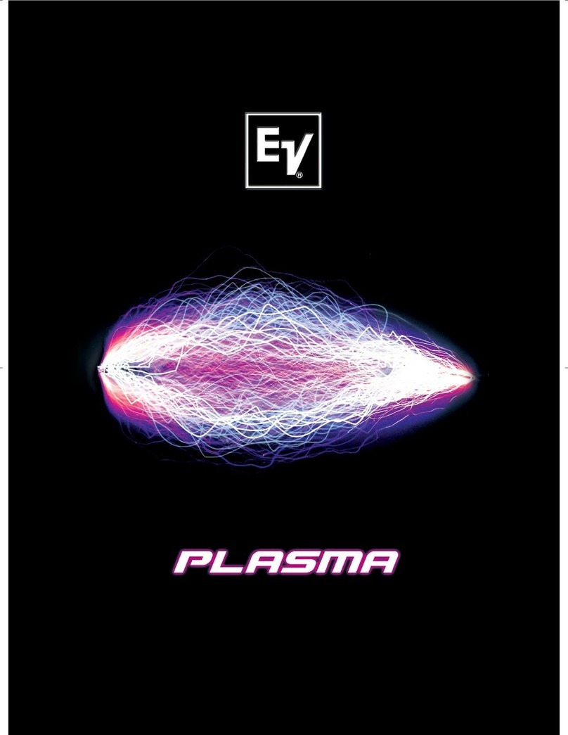 Electro-Voice Plasma Plasma P1 User manual
