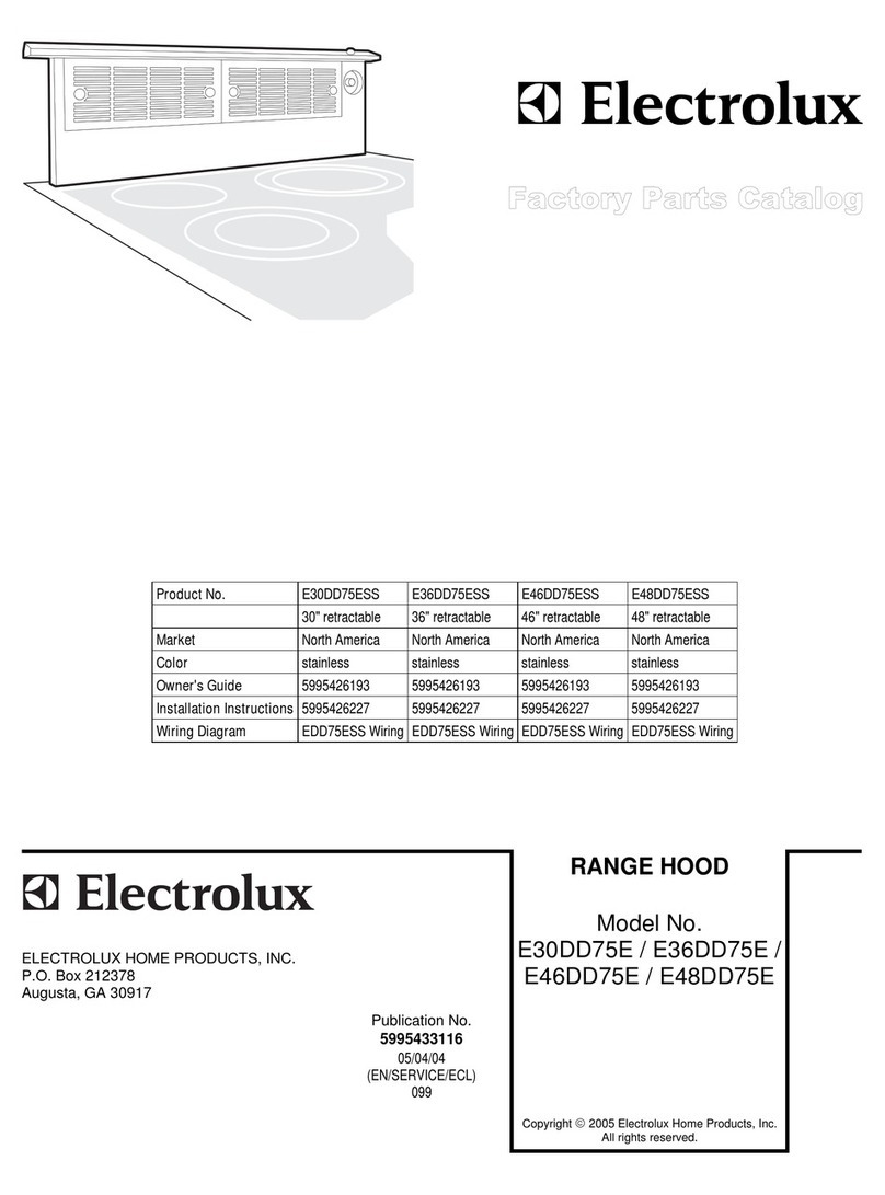 Electrolux ICON E30DD75ESS Factory parts catalog