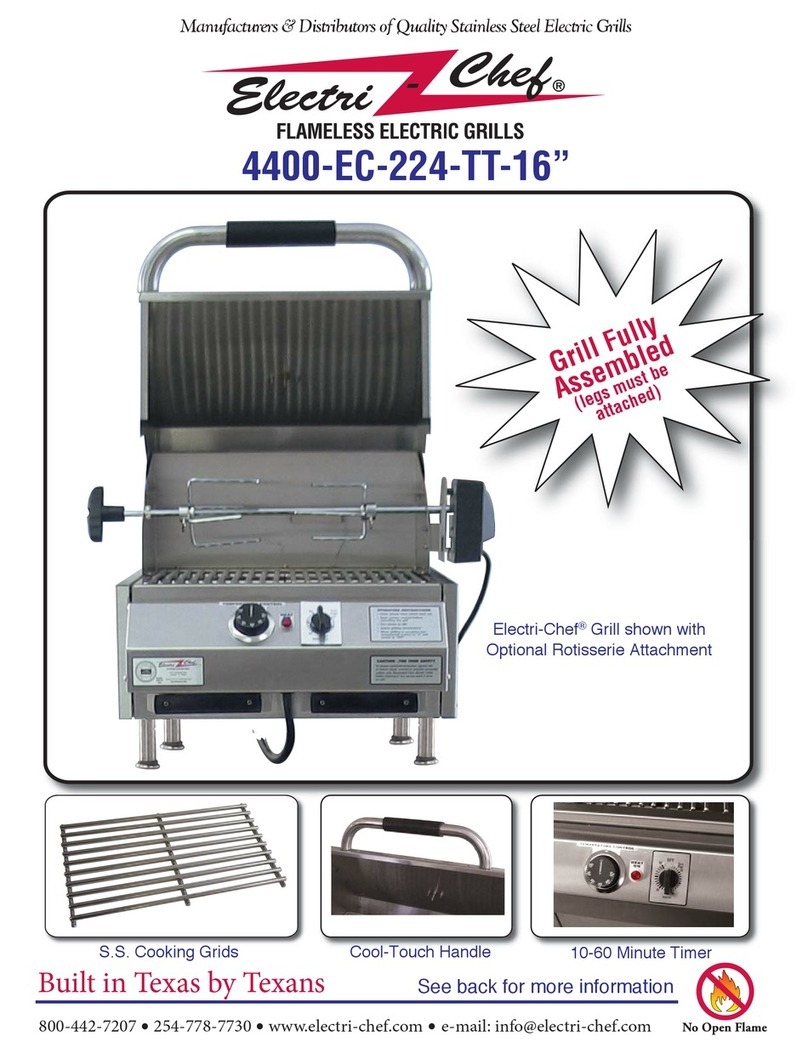 Electri-Chef 4400-EC-224-TT-16 Specifications