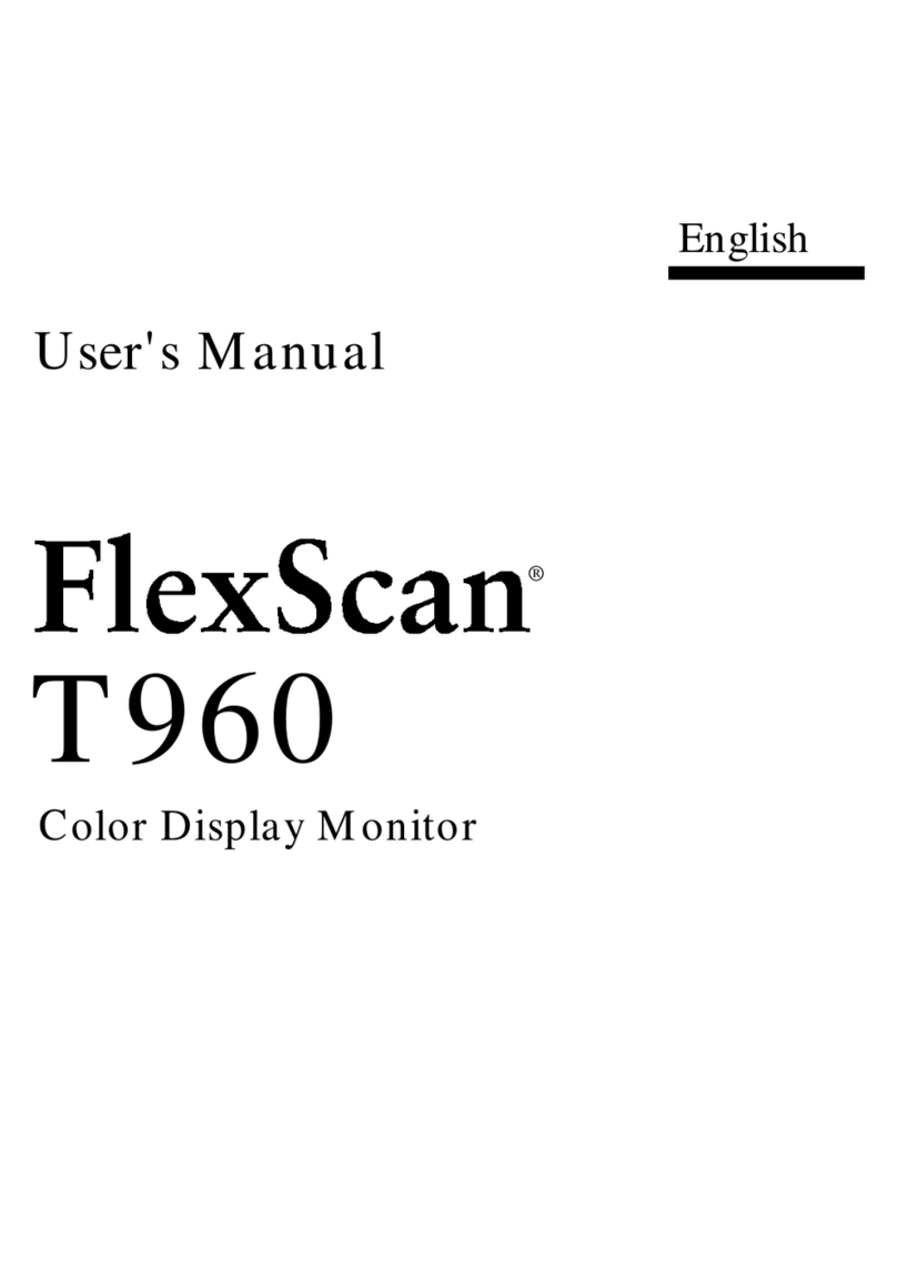 Eizo FLEXSCAN T960 - User manual
