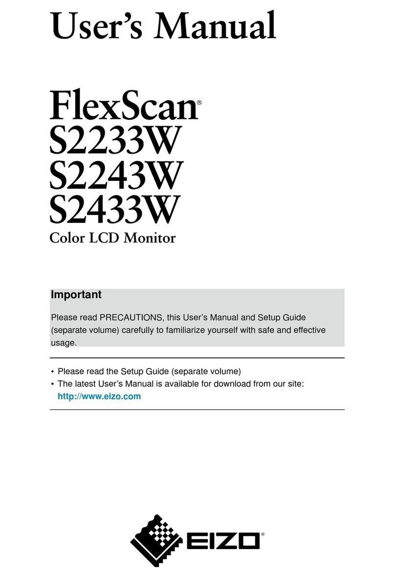 Eizo FlexScan S2433WH User manual
