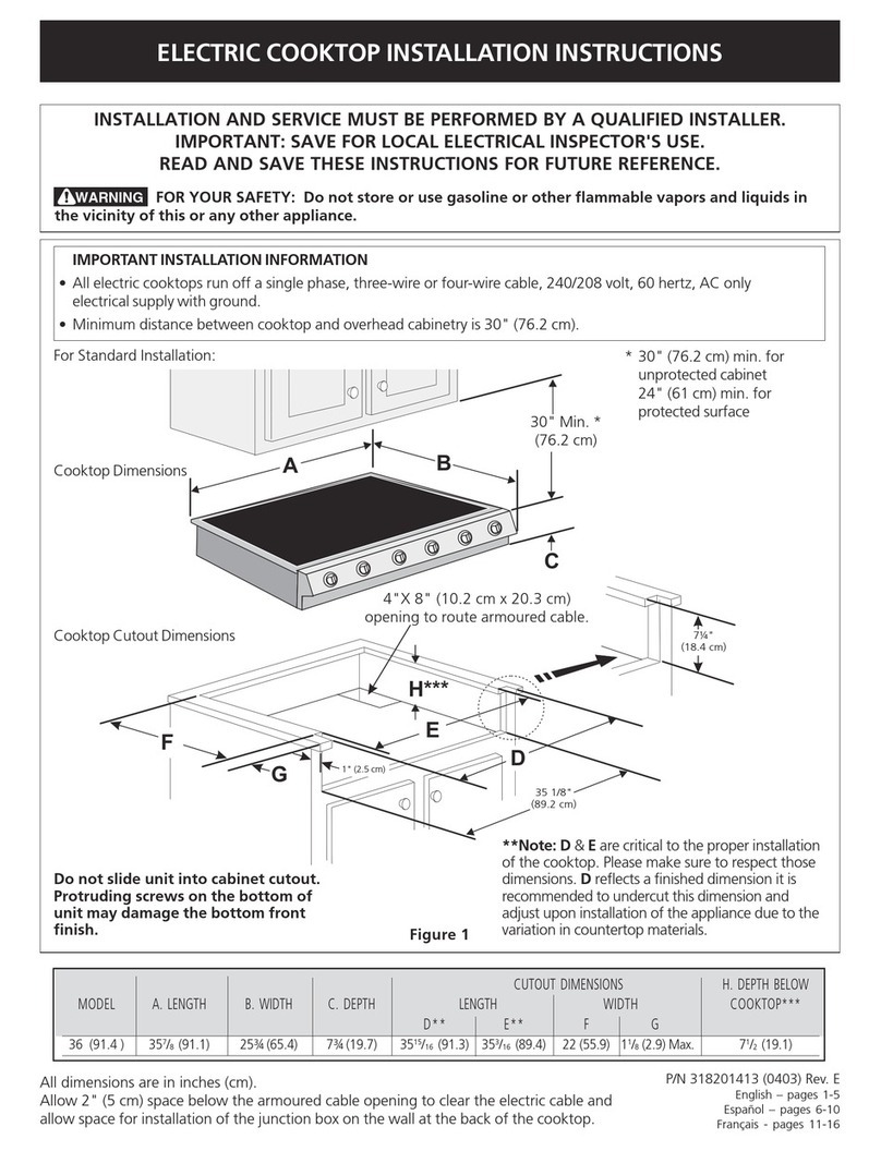 Electrolux E36EC75DSS User manual