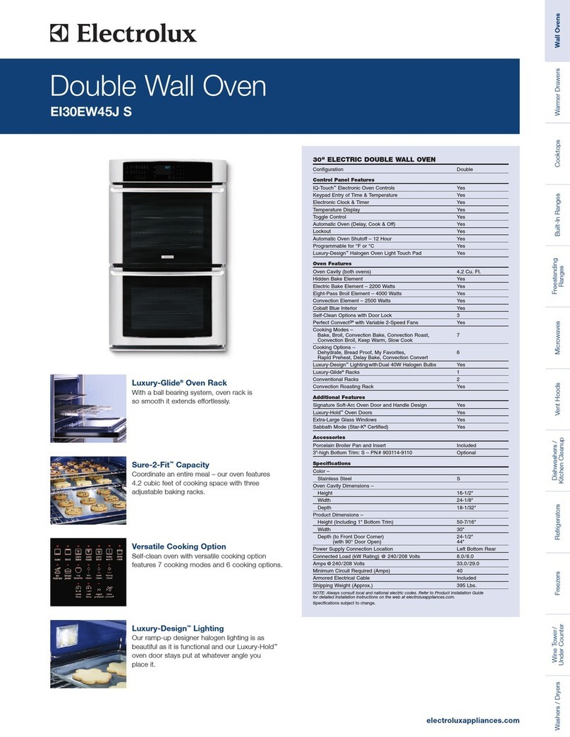 Electrolux EI30EW45JS Specifications
