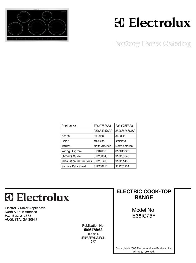 Electrolux ICON E36IC75FSS User manual