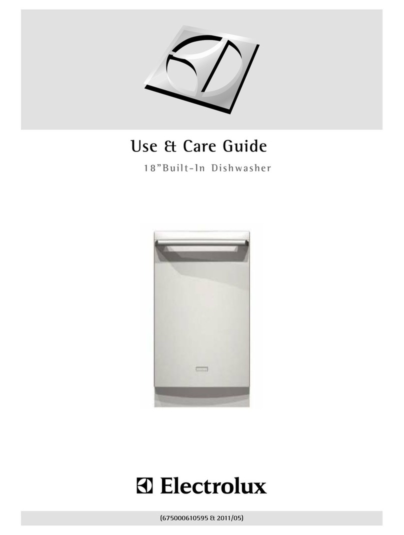 Electrolux EIDW1805KS Use and care guide