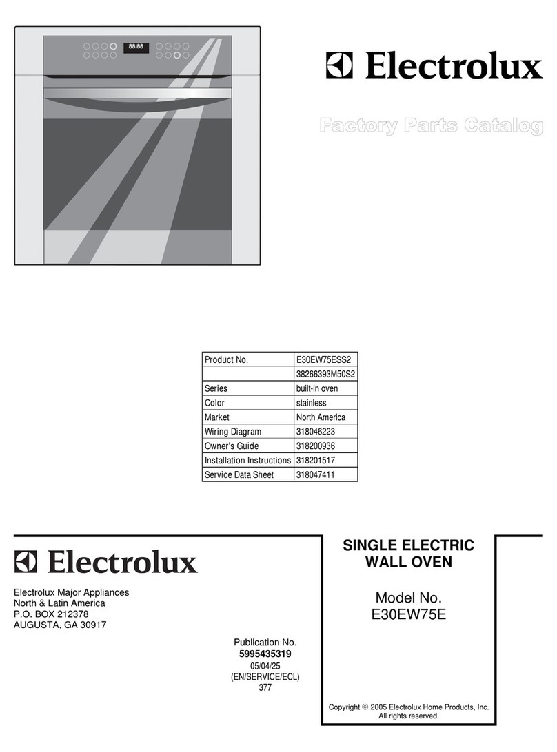 Electrolux E30EW75ESS Factory parts catalog