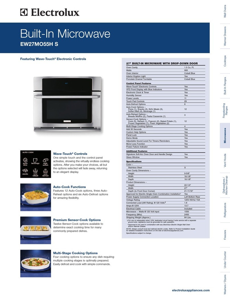 Electrolux EW27MO55H S User manual