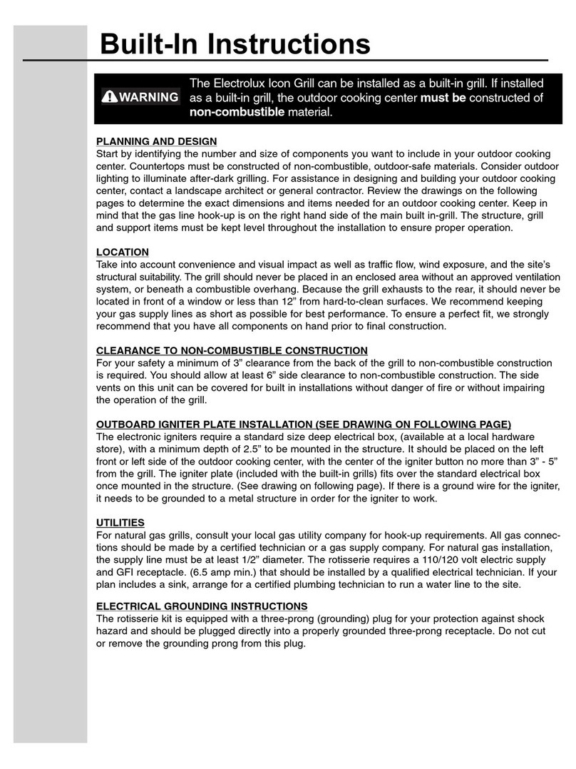 Electrolux E44LB60ESS User manual