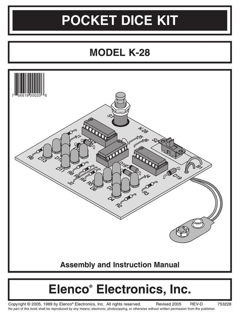 Elenco Electronics K-28 User guide