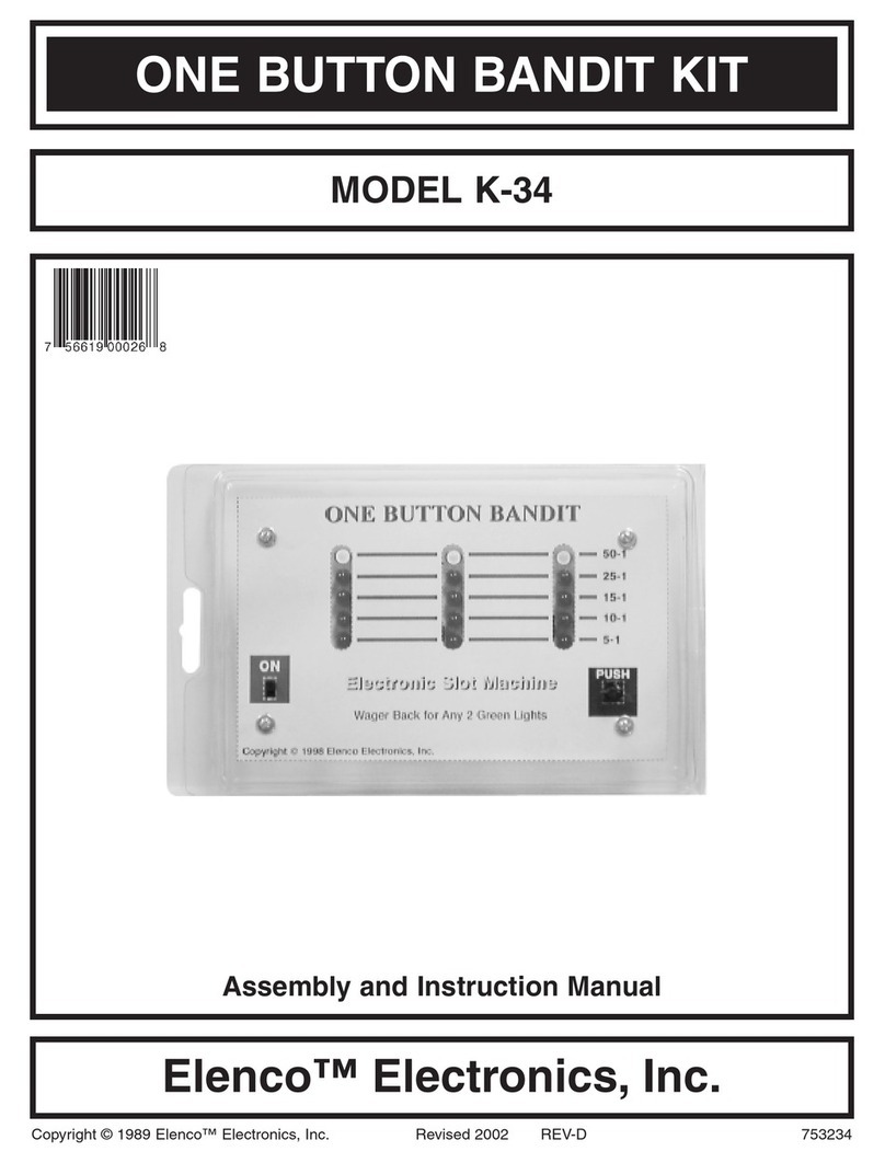 Elenco Electronics K-34 Assembly and instruction manual