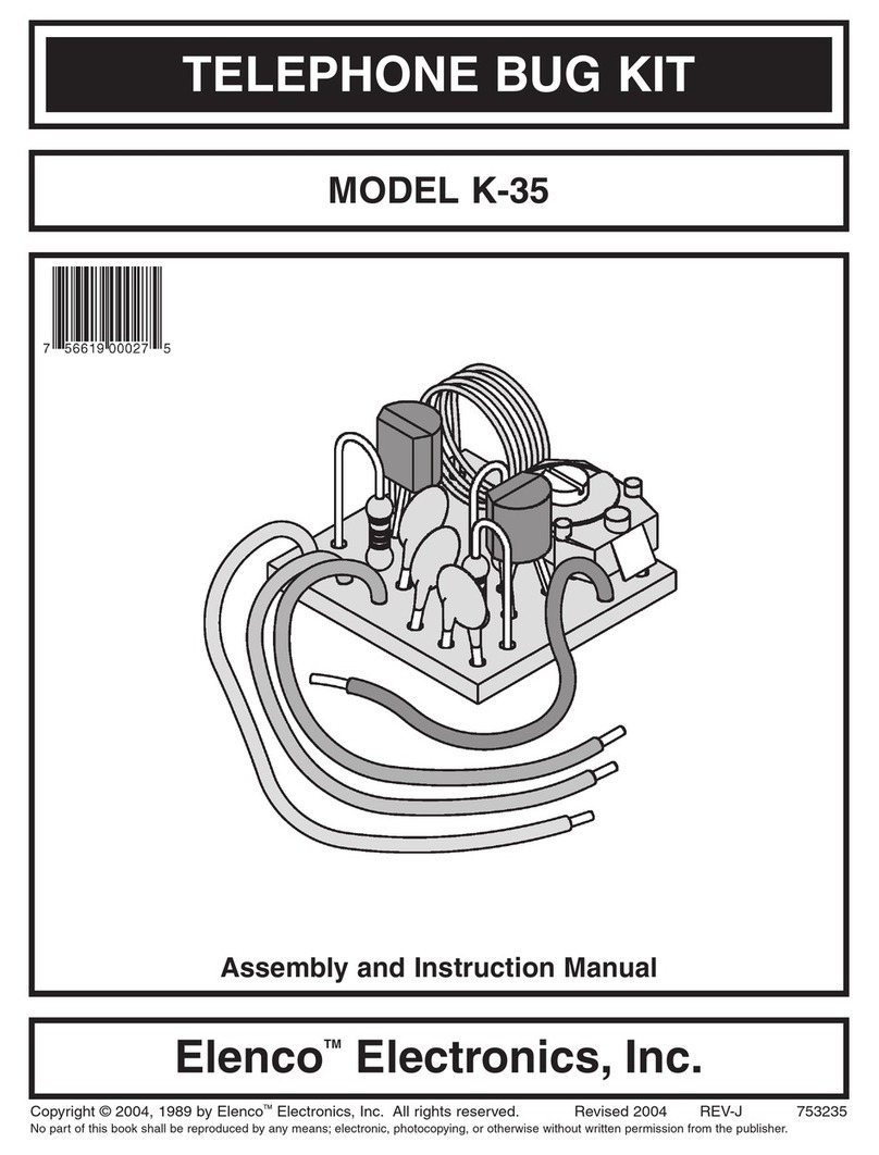 Elenco Electronics K-35 Assembly and instruction manual
