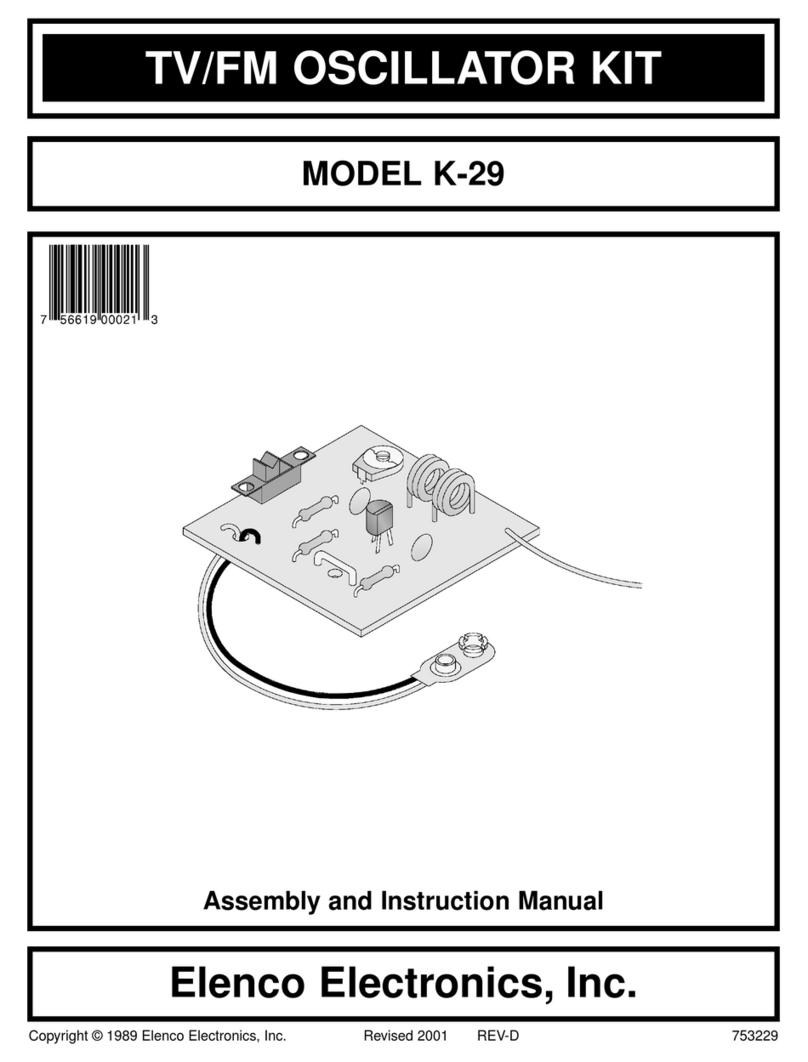 Elenco Electronics K-29 User guide