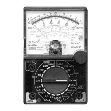 Elenco Electronics M-1150K User guide Elenco Electronics M-1150K User guide
