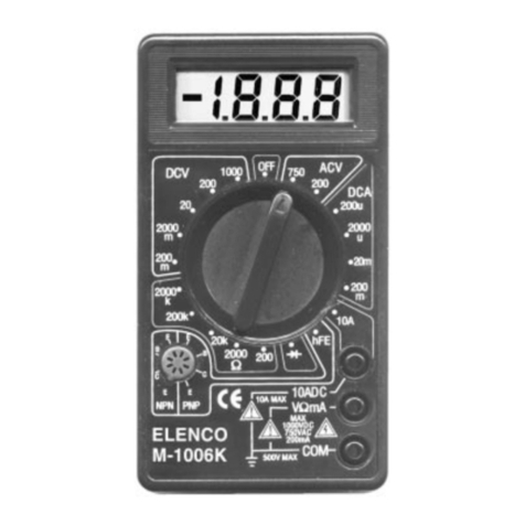 Elenco Electronics M-1006K User guide Elenco Electronics M-1006K User guide