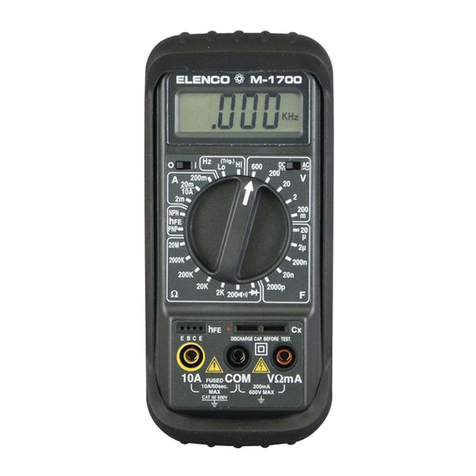 Elenco Electronics M-1700 User manual
