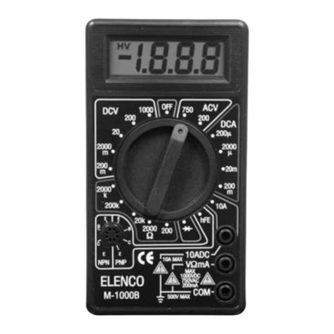 Elenco Electronics M-1000B Assembly instructions Elenco Electronics M-1000B Assembly instructions