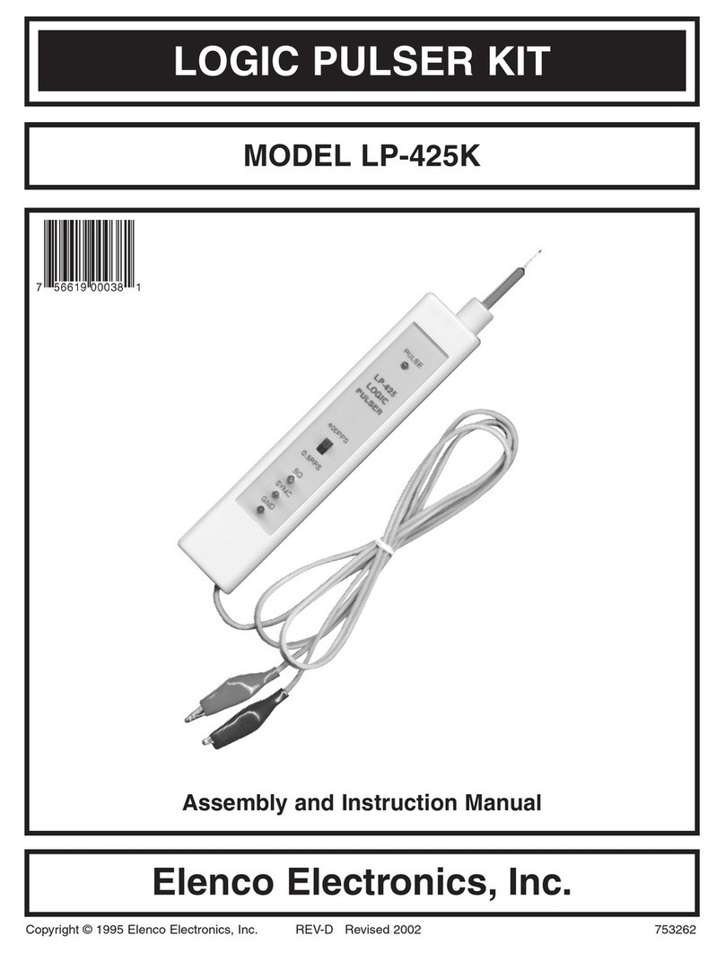 Elenco Electronics LP-425K Assembly and instruction manual