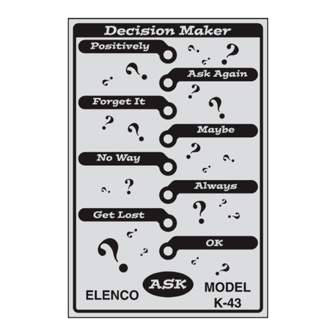 Elenco Electronics K-43 Assembly and instruction manual