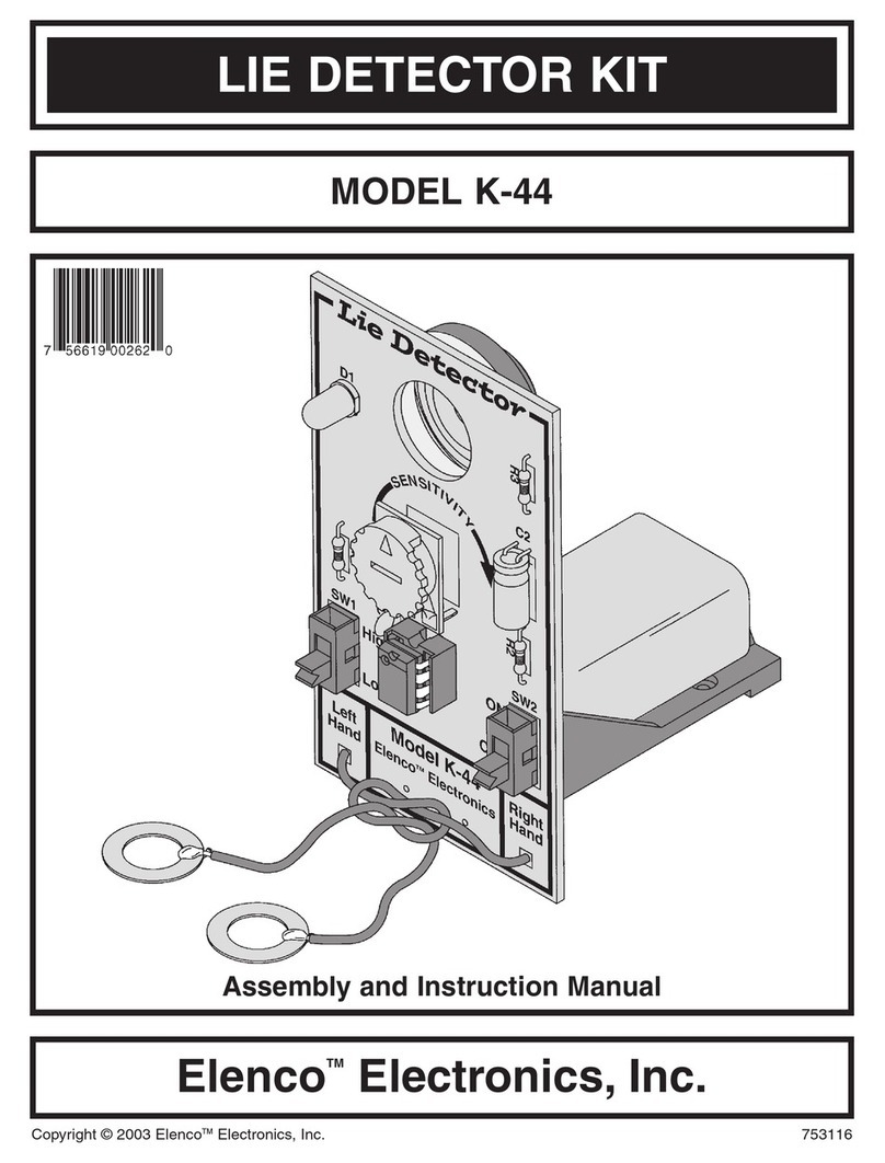 Elenco Electronics K-44 Assembly and instruction manual