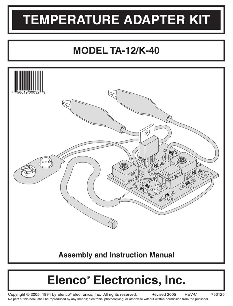 Elenco Electronics K-40 Assembly and instruction manual