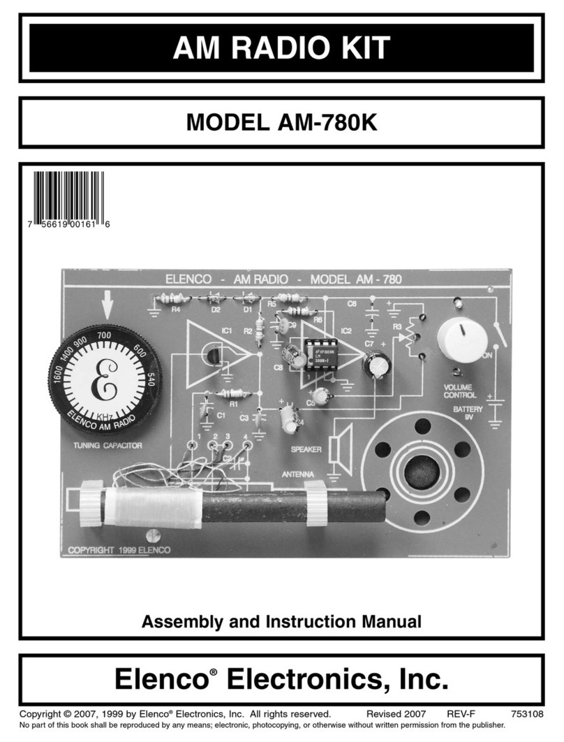 Elenco Electronics AM-780K User guide Elenco Electronics AM-780K User guide