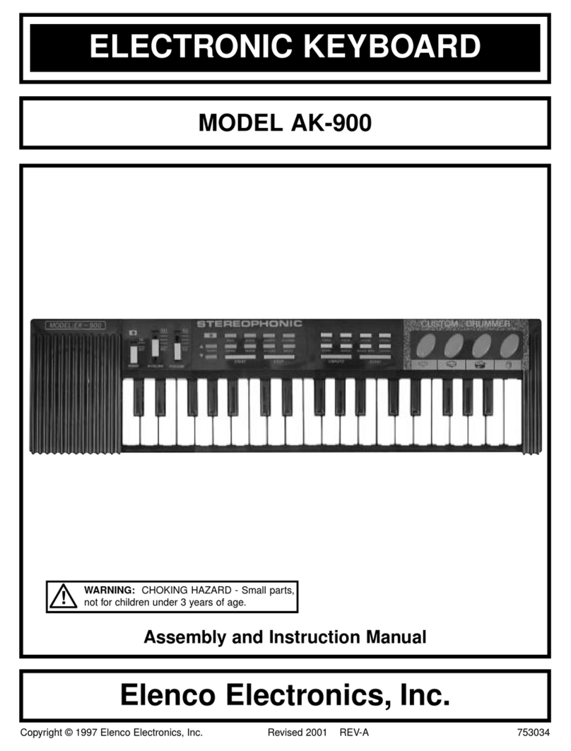 Elenco Electronics AK-900 Assembly and instruction manual