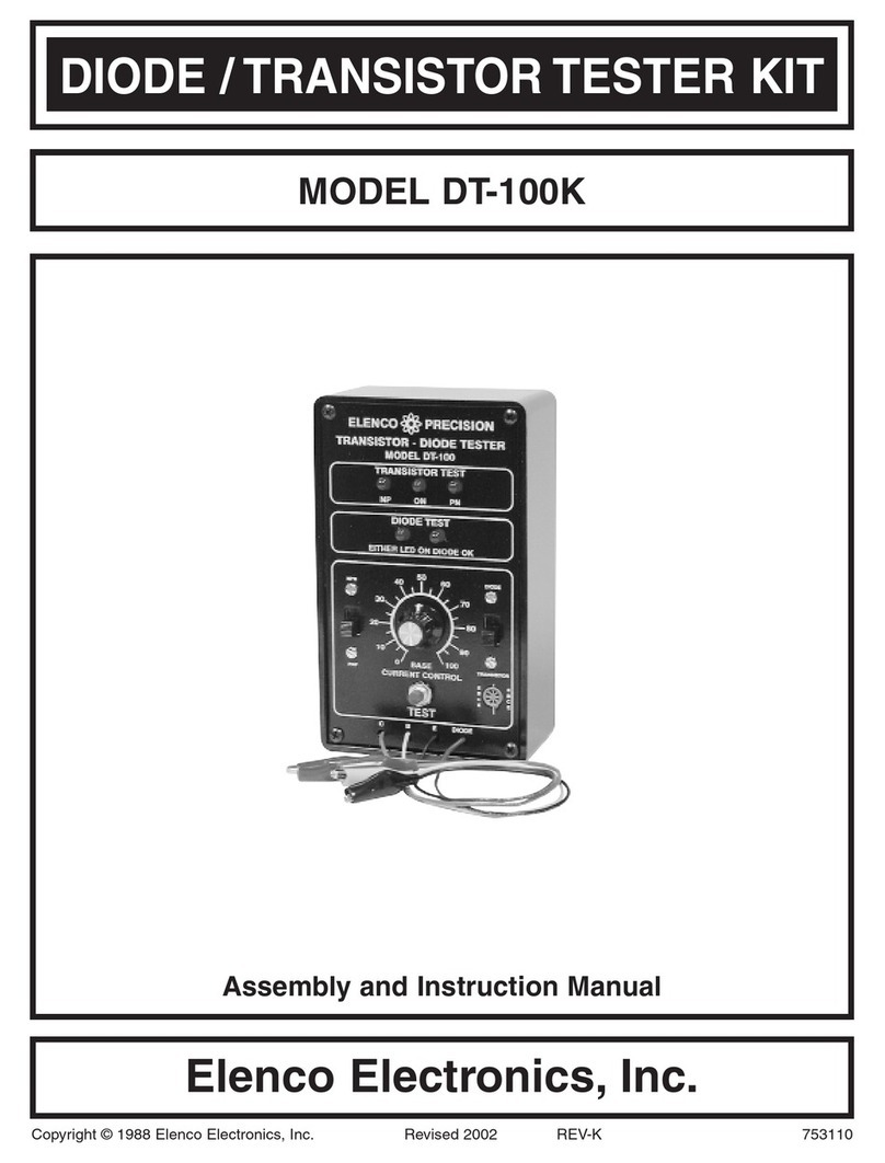 Elenco Electronics DT-100K User guide Elenco Electronics DT-100K User guide