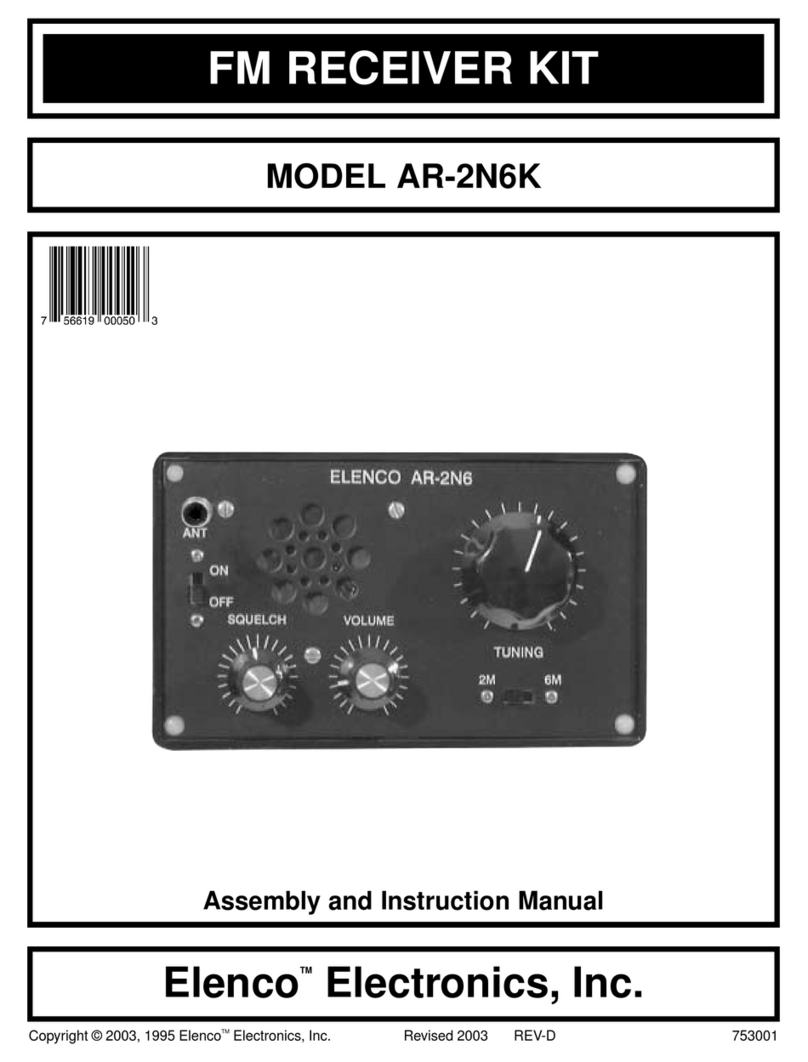 Elenco Electronics AR-2N6K Assembly and instruction manual