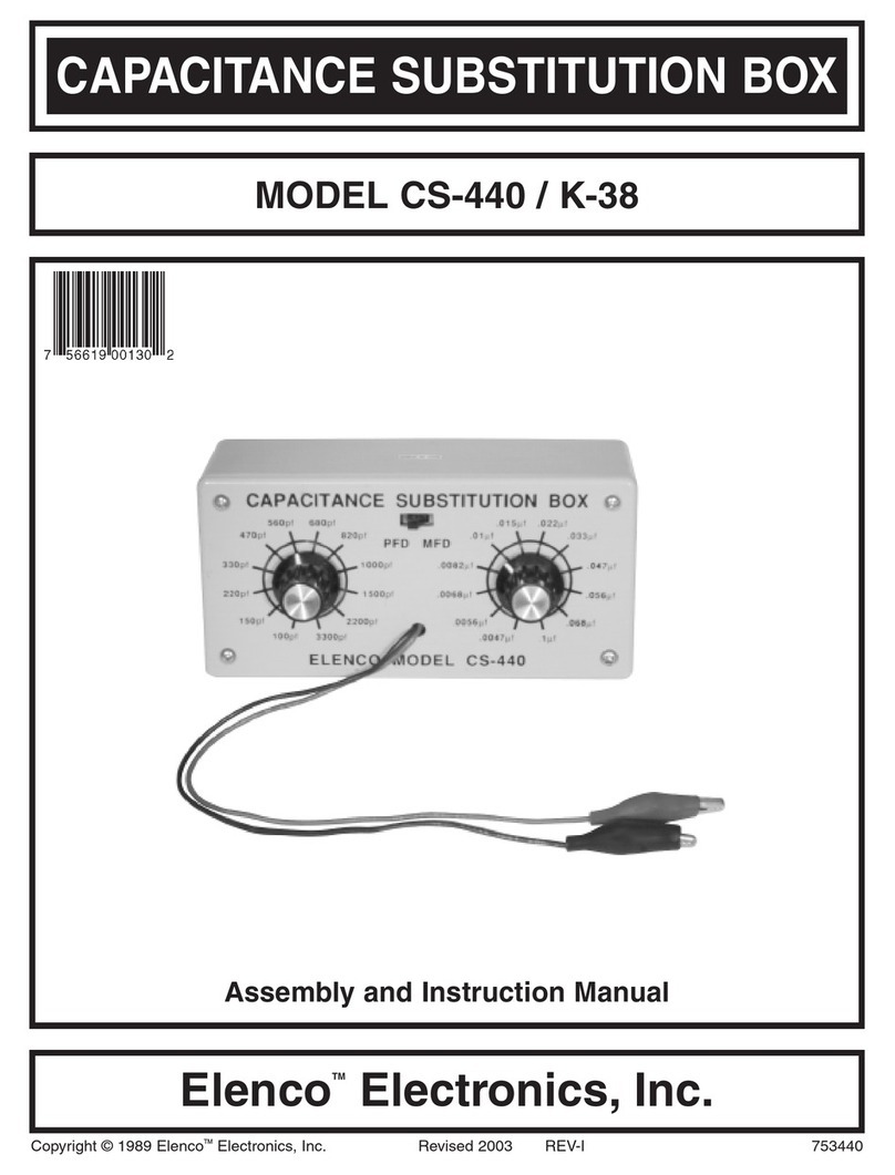 Elenco Electronics CS-440 User guide