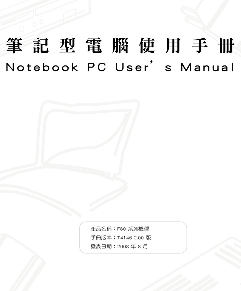 Asus F80Cr User manual