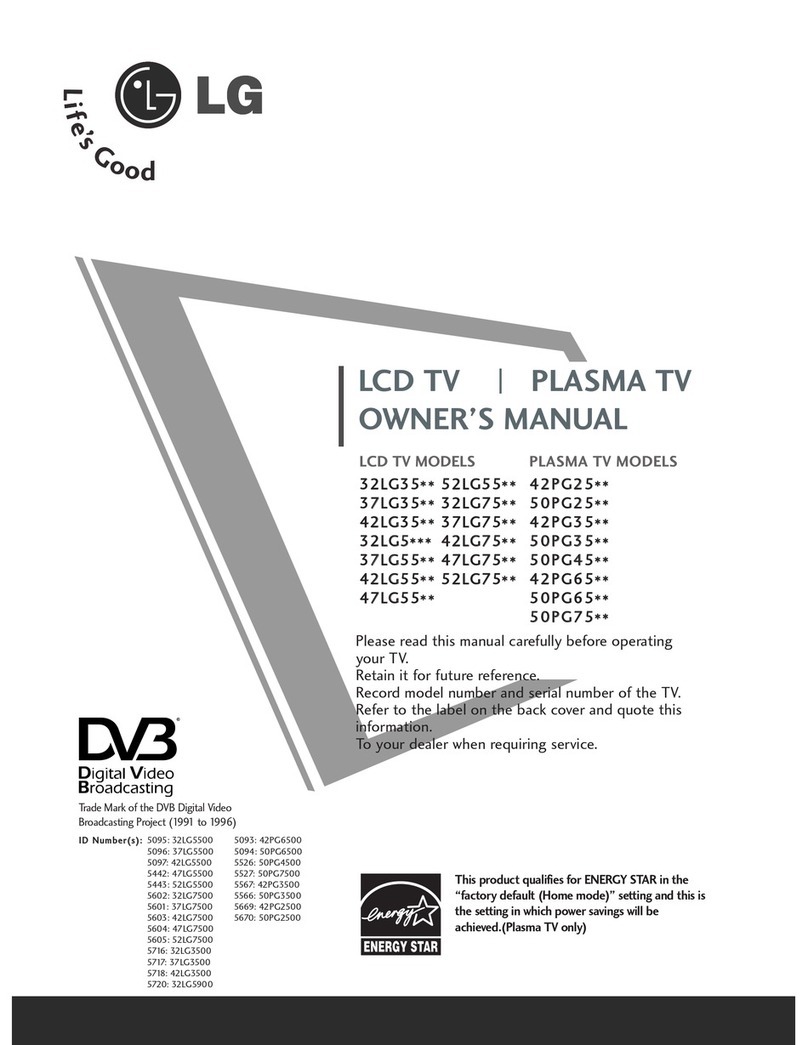 LG 32LG3500 User manual