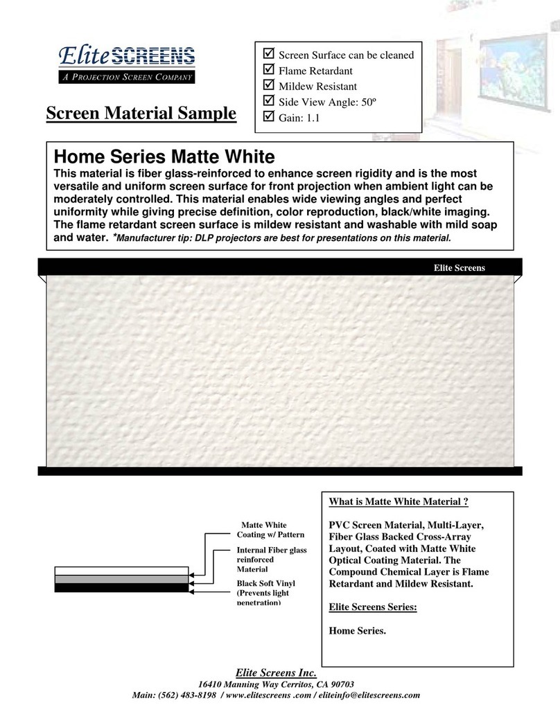 Elite Screens Home100IWH2-A Manual Elite Screens Home100IWH2-A Manual