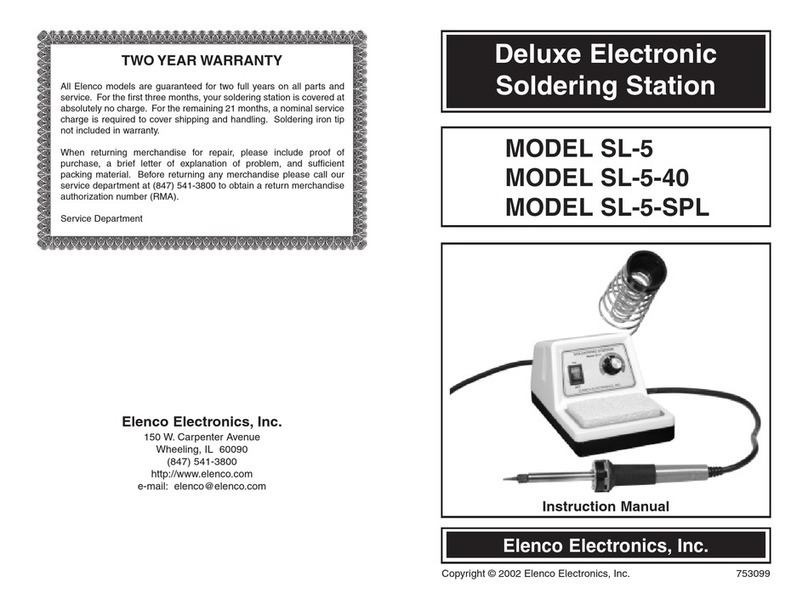 Elenco Electronics SL-5 instruction manual