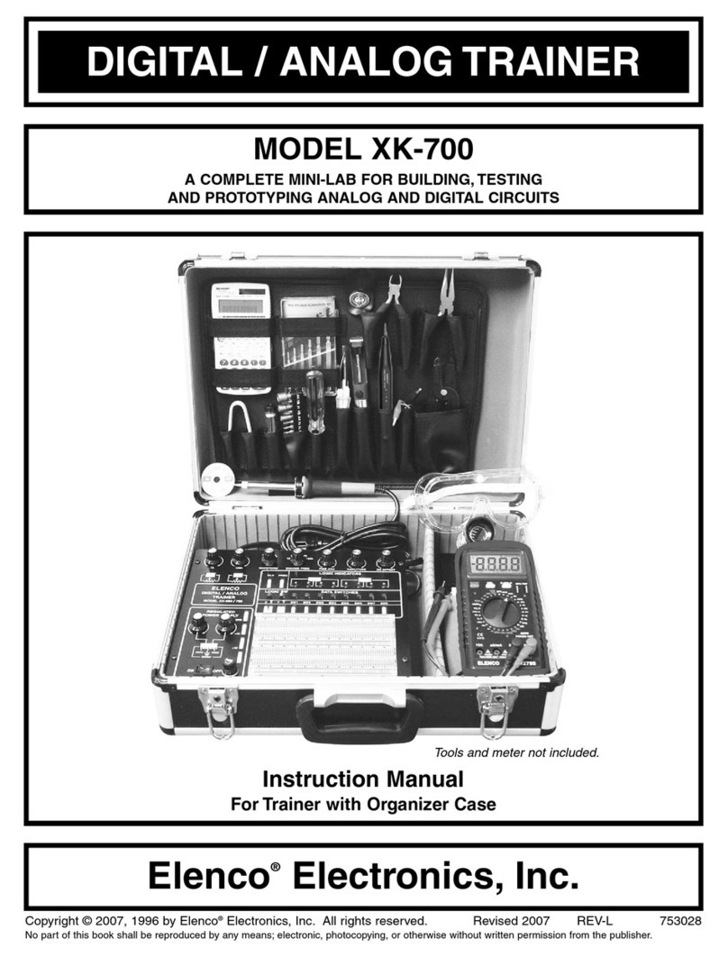 Elenco Electronics XK-700 User manual Elenco Electronics XK-700 User manual