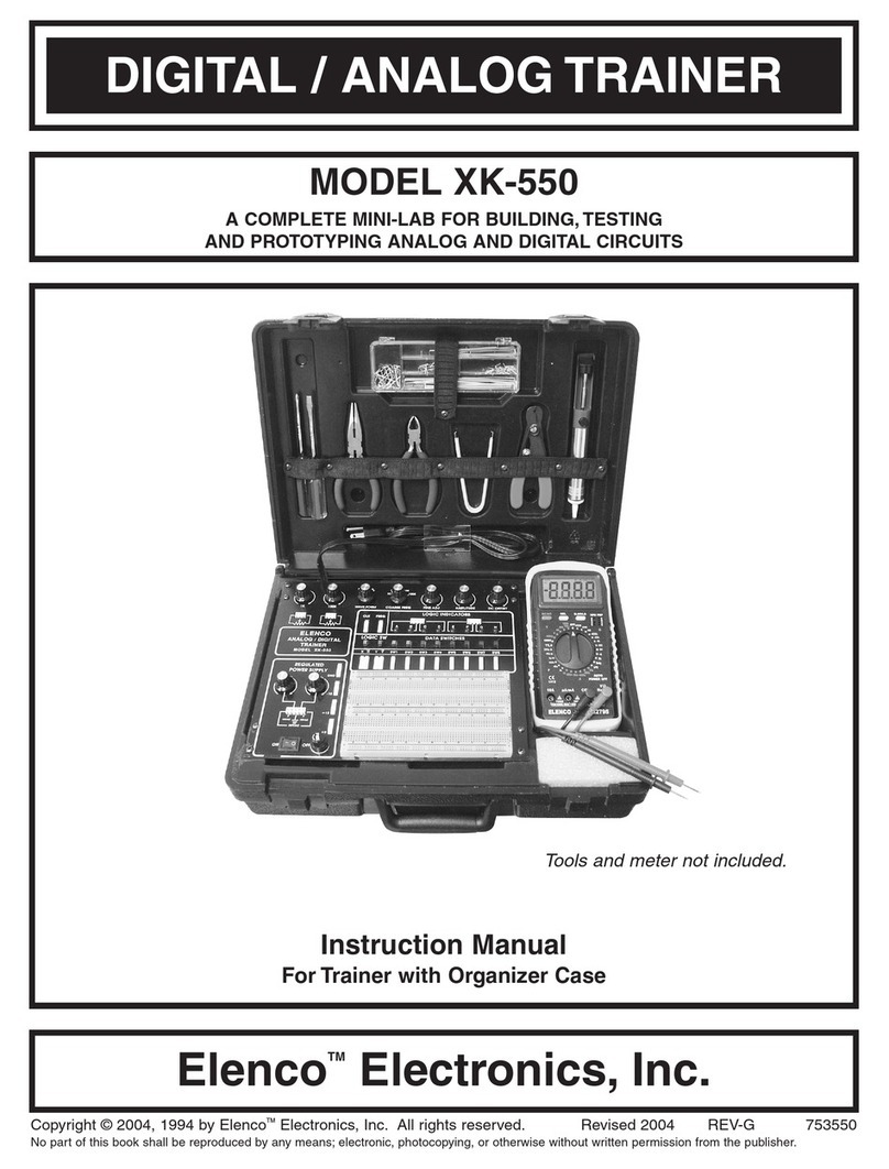 Elenco Electronics XK-550 instruction manual