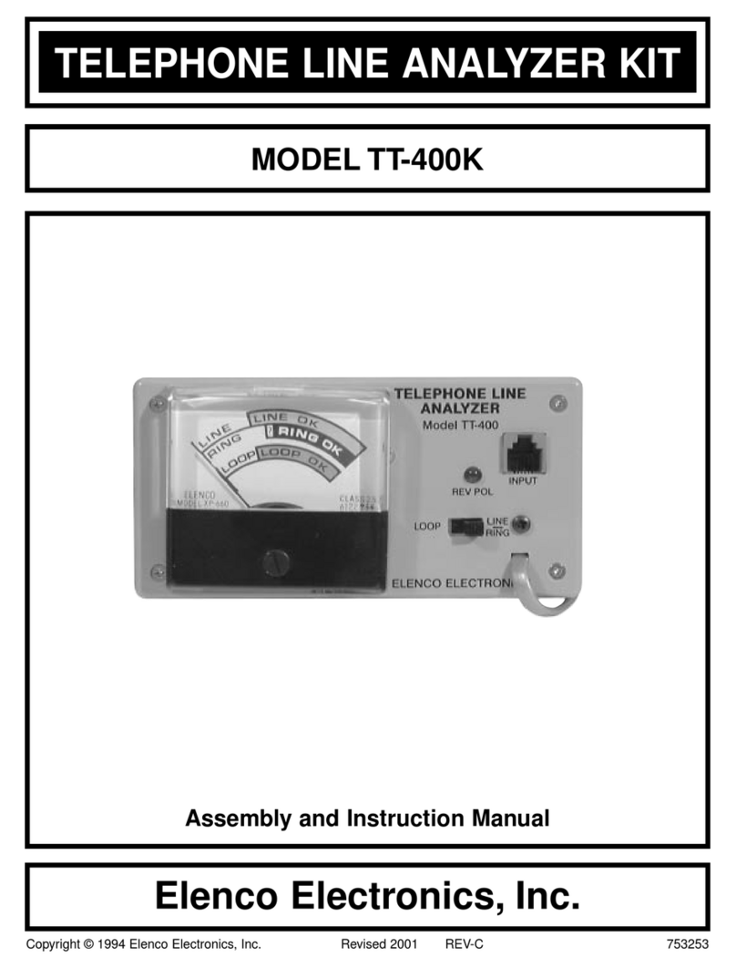 Elenco Electronics TT-400K User guide