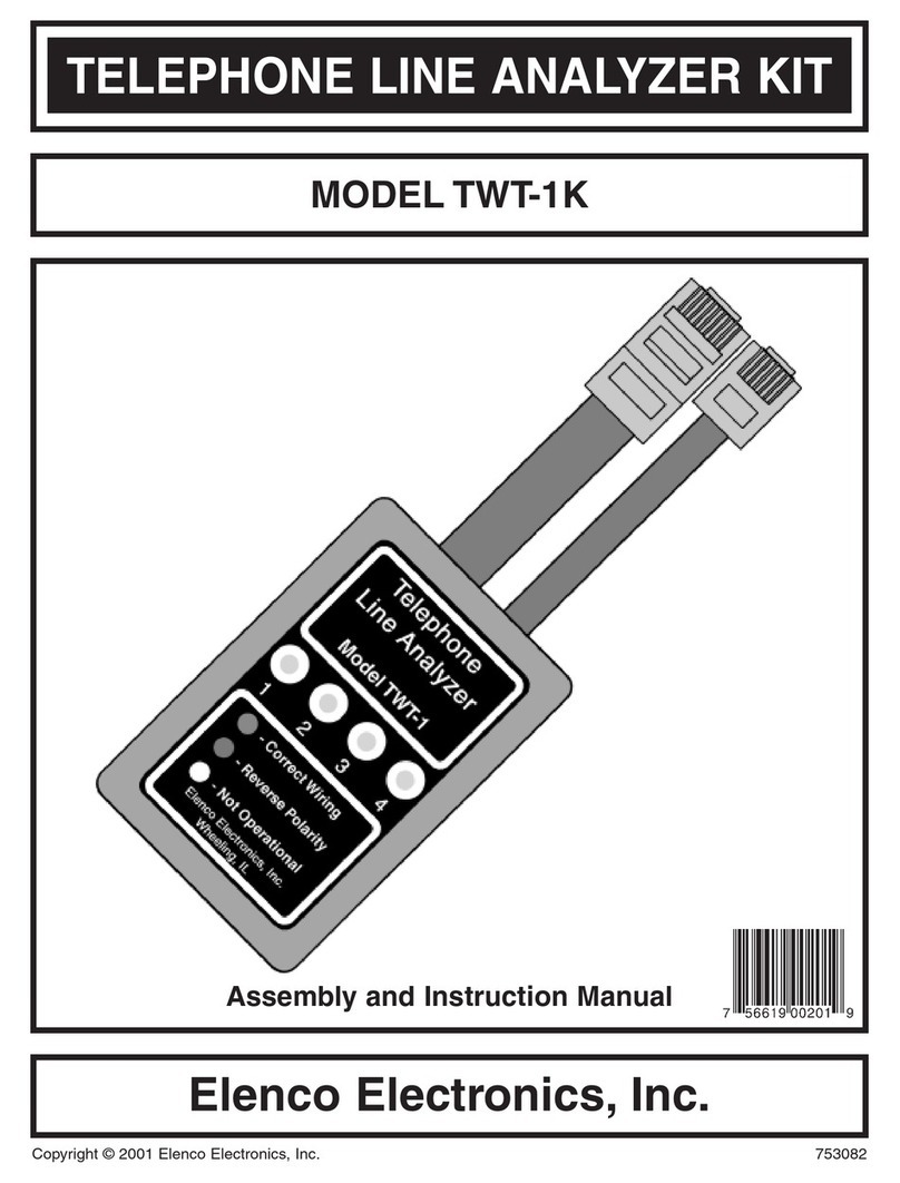 Elenco Electronics TWT-1K Assembly and instruction manual