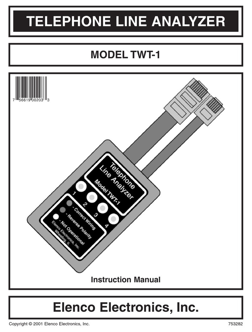 Elenco Electronics TWT-1 instruction manual